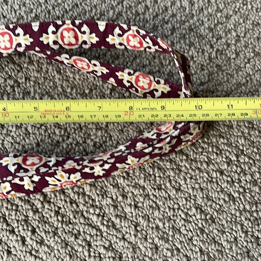 Vera Bradley Retired Medallion Burgundy Scroll Purse - Image 8