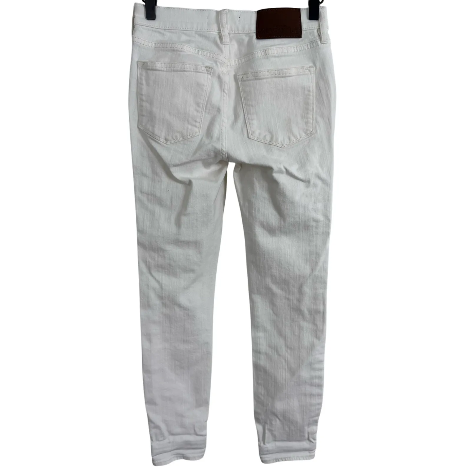 J.Crew Mercantile White Skinny Jeans Size 25/28 Stretch - Image 8