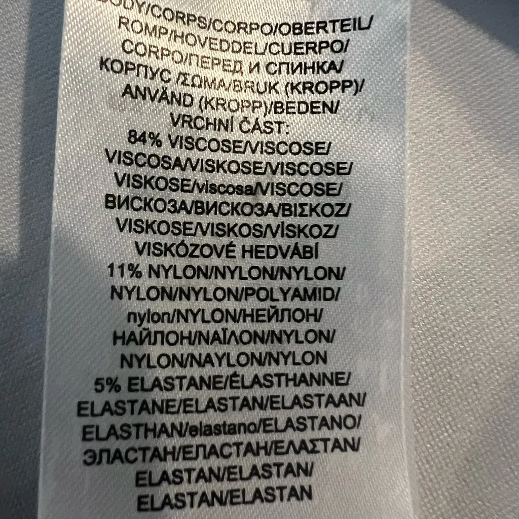 Lauren Ralph Lauren Striped Bell Sleeve Knit Top Black White Size XL EUC - Image 3