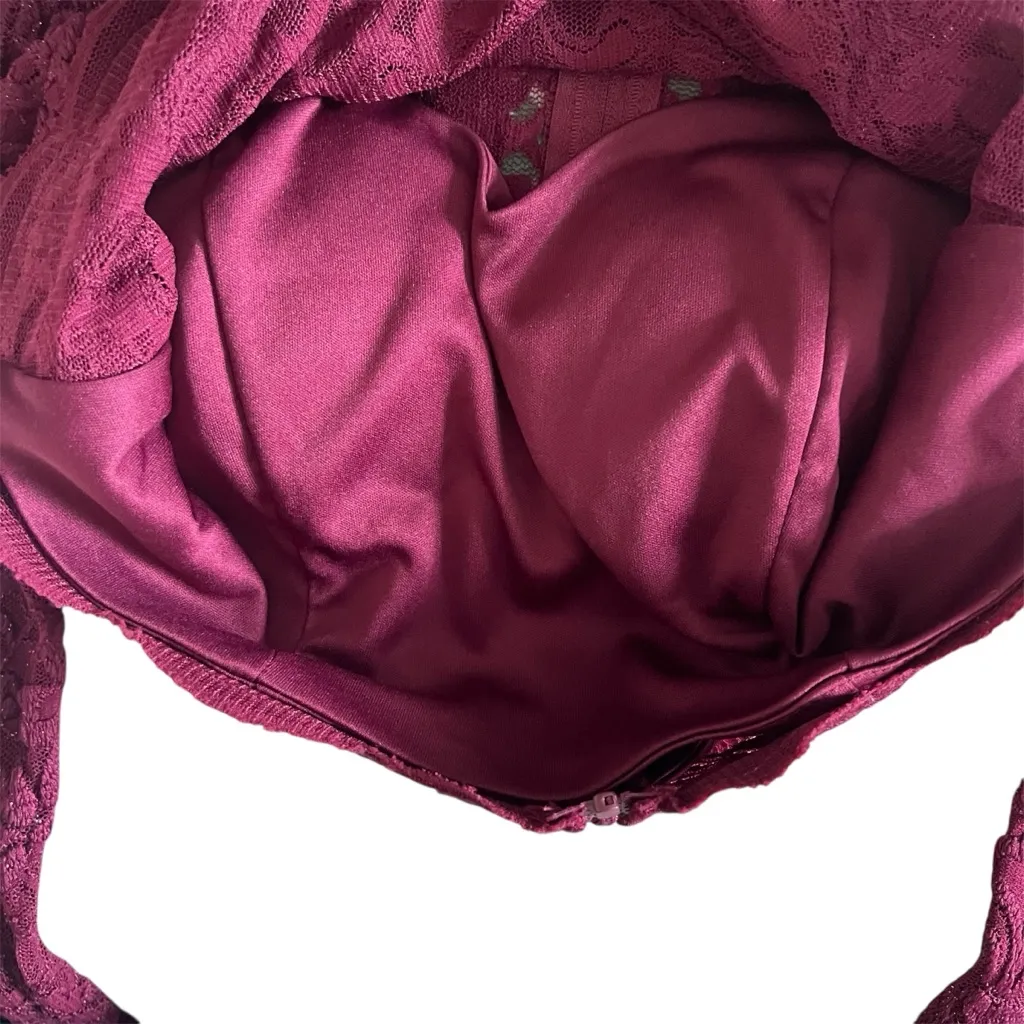 City Vibe Lace Purple Floral Formal Crop Top Mini Skirt Prom Set Size 7 - Image 7