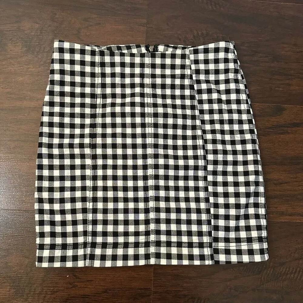 black & white gingham Modern Femme mini skirt size 0 - Image 2