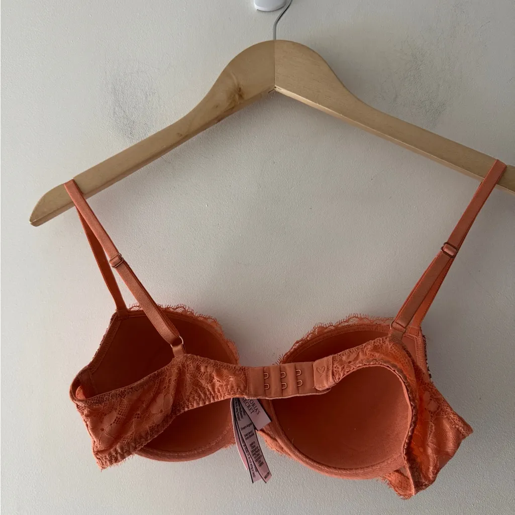 Victoria’s Secret Dream Angels Lined Demi Bra Gorgeous Floral Pattern - Image 4