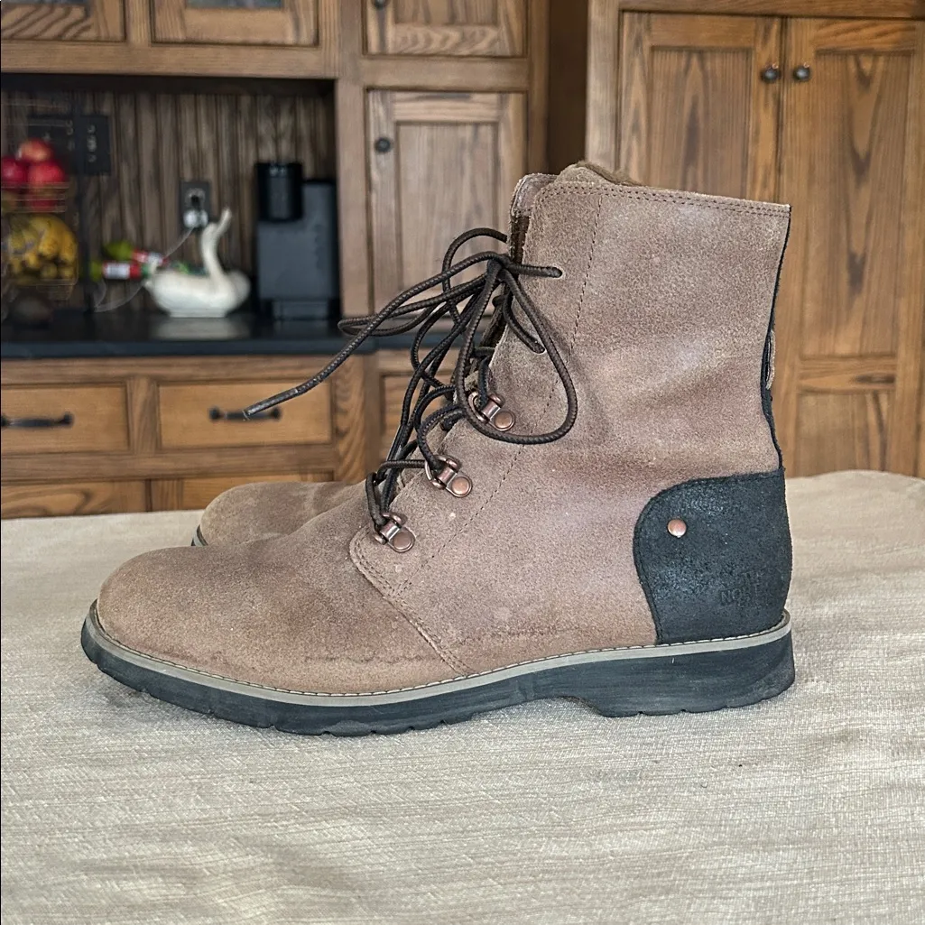 The North Face Ballard Lace Suede Boot Brown Hiking women’s 9 - Image 3