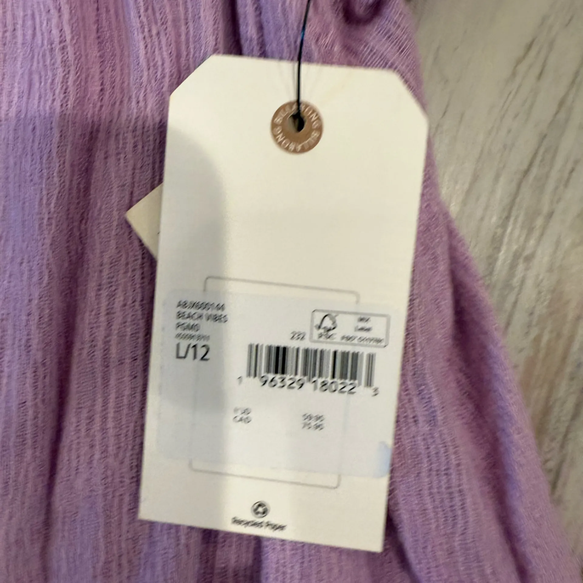 Billabong Lavender Mini Dress - Image 2