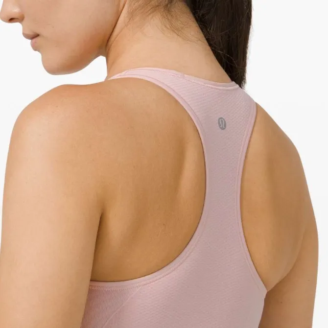 Lululemon Ebb to Train Bra Medium Support Porcelain Pink 6 - Image 4