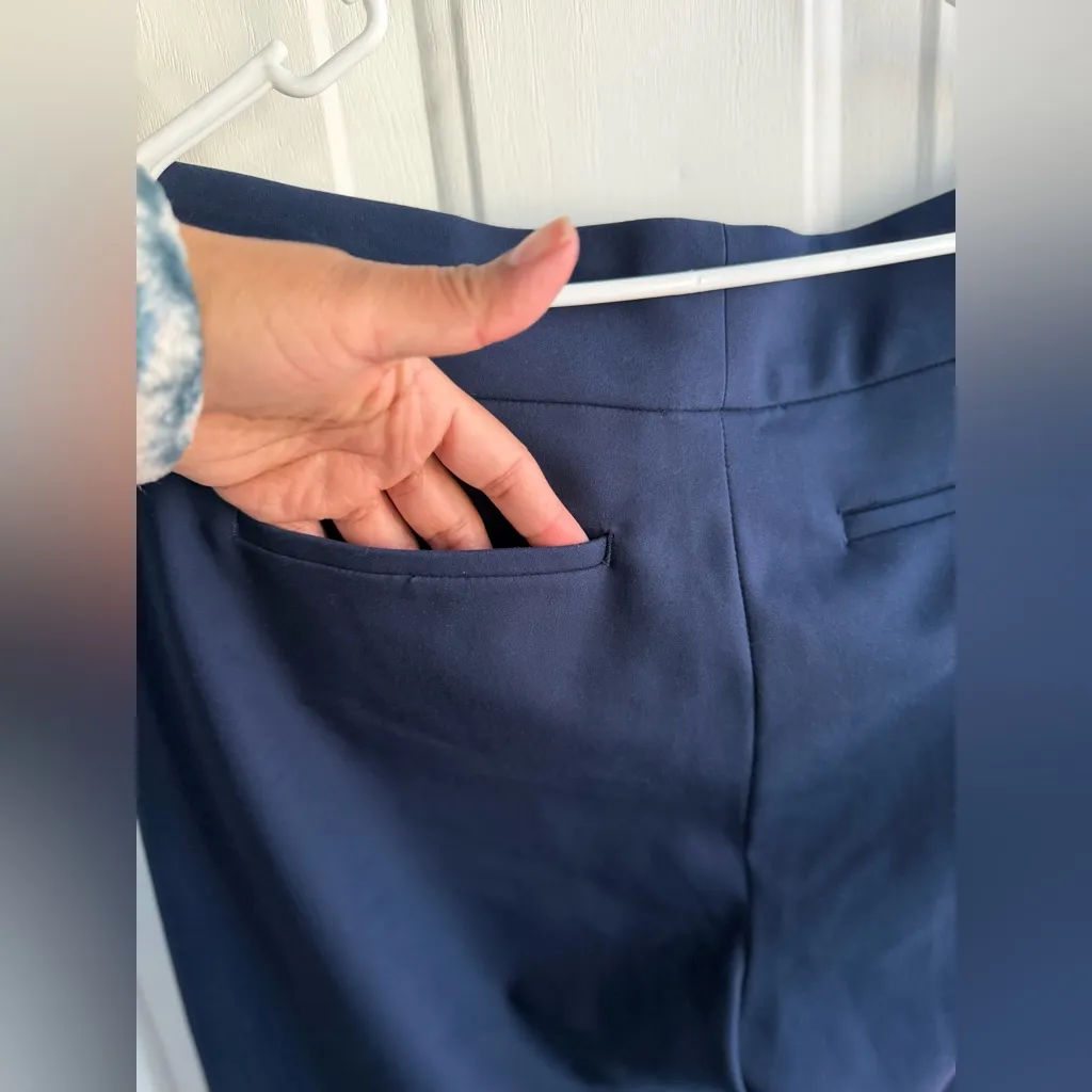 LIVERPOOL Los Angeles Dress Pants SIZE 10/30 London Navy Straight Leg Trousers - Image 8