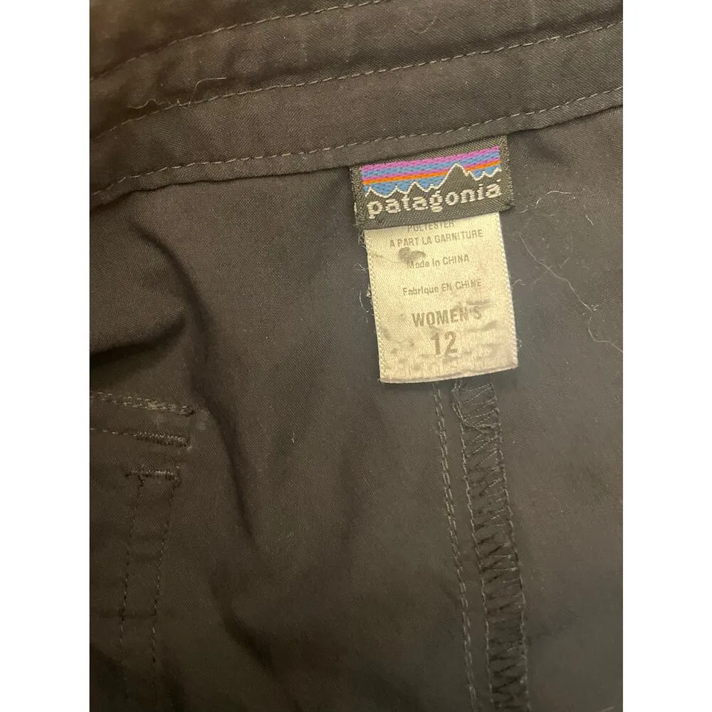 Patagonia Worn Wear All Out Capris, Black All weather fabric, capri length, A51 - Image 3