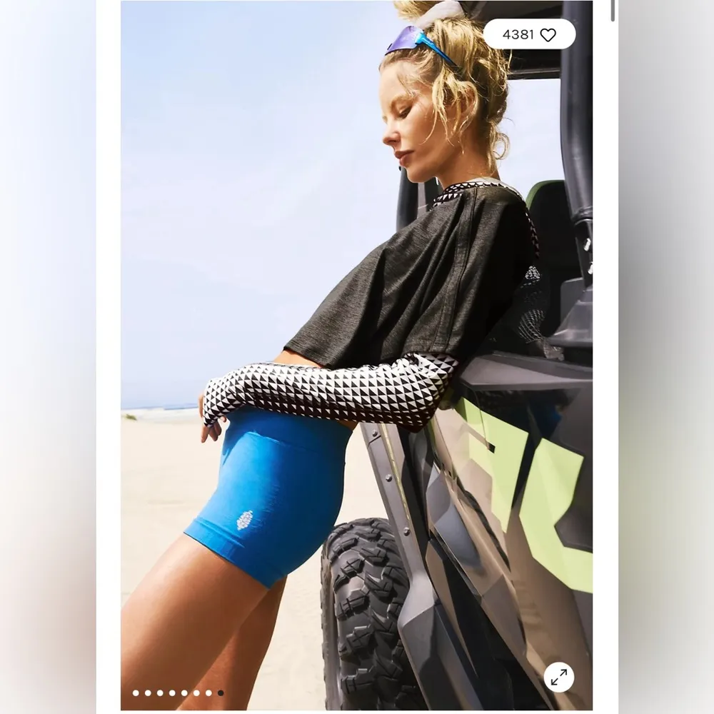 Good Karma Micro Shorts Basic Blue XS/S - Image 2