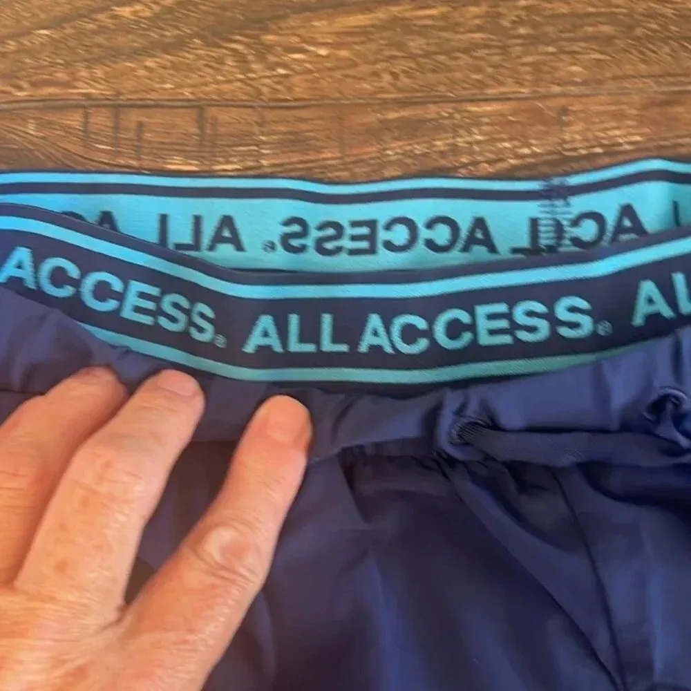 Bandier All Access Dash Logo Run Short w/ 5″ Biker Short Blue Size XS NWT - Image 4