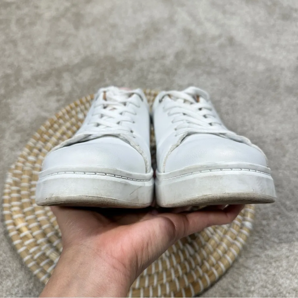 Renato Garini Women’s Platform Lace Sneaker Shoes Comfort in White 40/US 9.5 - Image 9