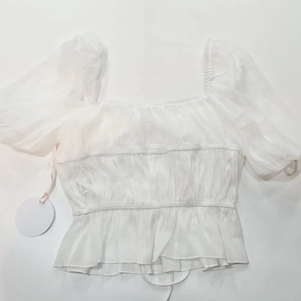 MORE TO COME Olivera Top in White Size XXS - Image 8