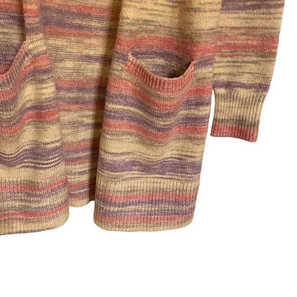 Lucky Brand medium space dye color cardigan pockets - Image 5