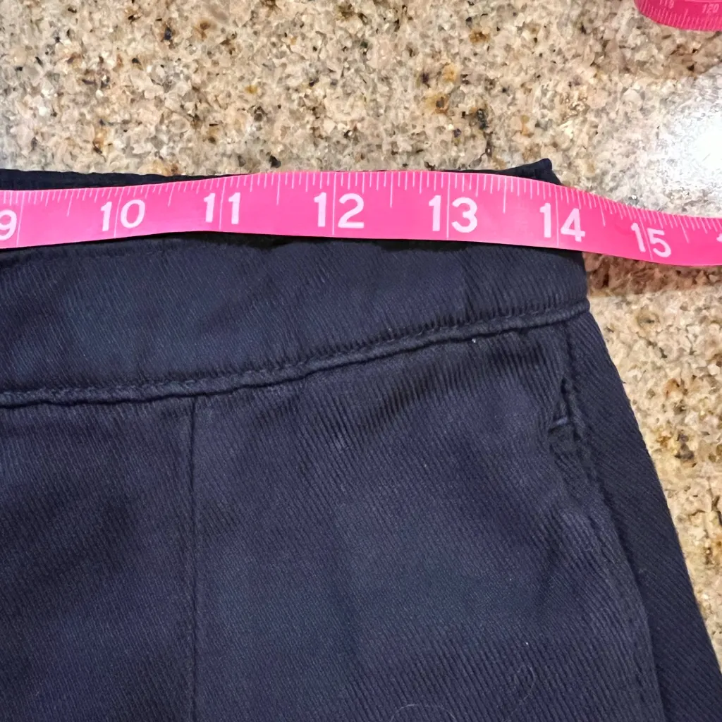 Etica Devon Wide Leg Jeans with Splits in Navy Twill Size 27 NWT Pockets Blue - Image 4