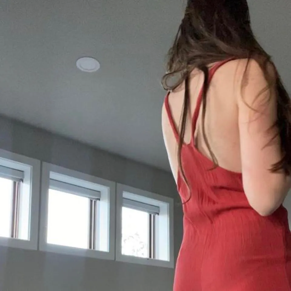 Topshop red / orange jumpsuit with low sides and mid calf palazzo pants 🔥 - Image 4