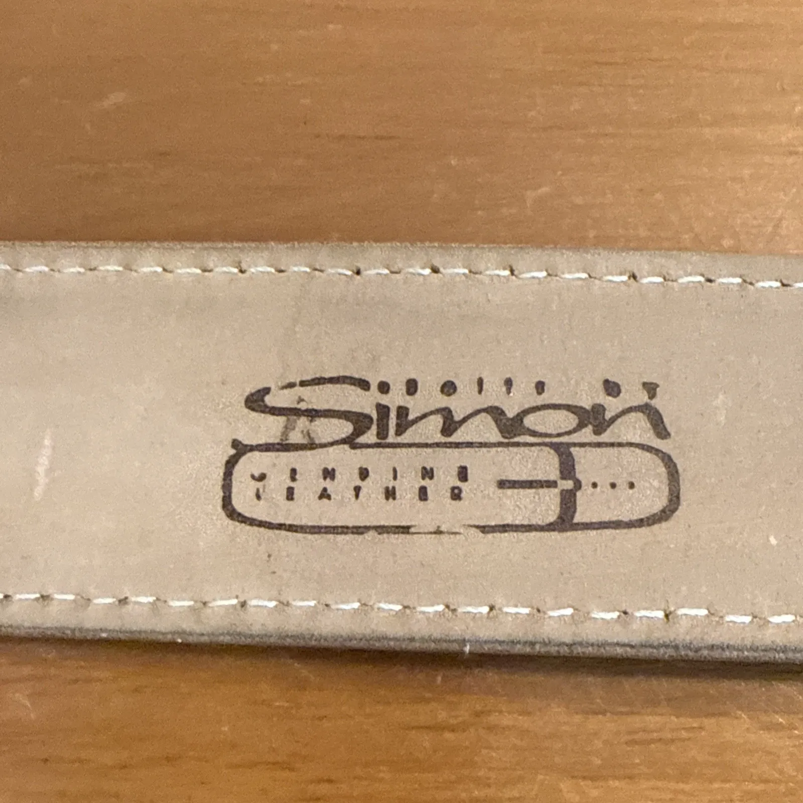 BB Simon Women's Medium Leather Belt Faux Turquoise Black Rhinestone Buckle Brown - Image 8