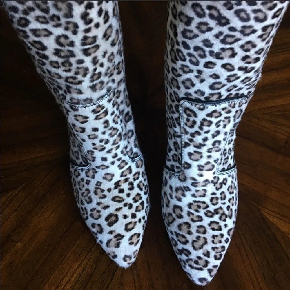 NWOB Stuart Weitzman Atomic Leopard Boots sz 7.5 - Image 4