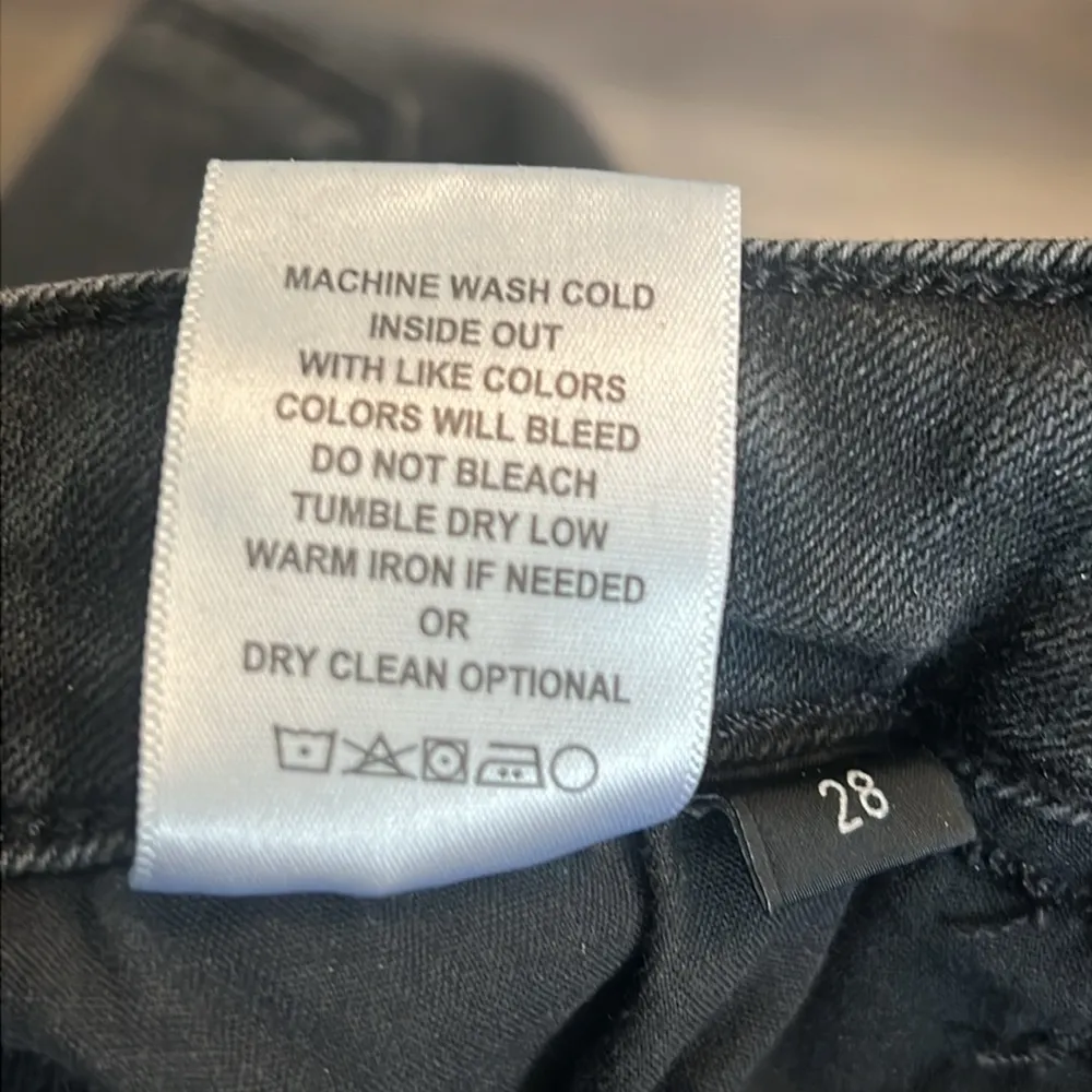 Flying Monkey Mid Rise Women's Black Skinny Jeans 28 - Image 7