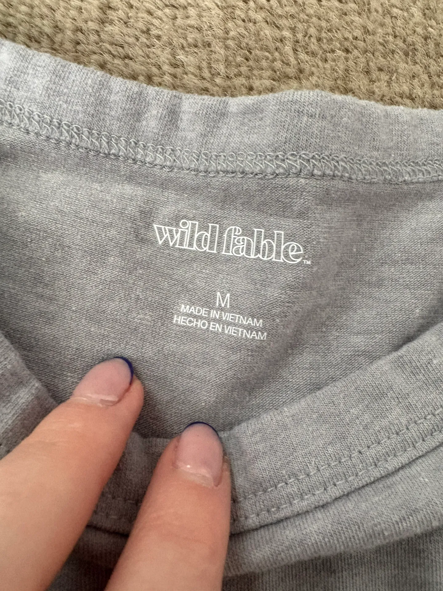 Gray Cropped Tee - Image 2