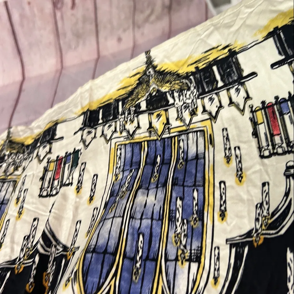 Harry Potter x Hot Topic RARE great hall border mid length skater dress Black Size 14 - Image 7