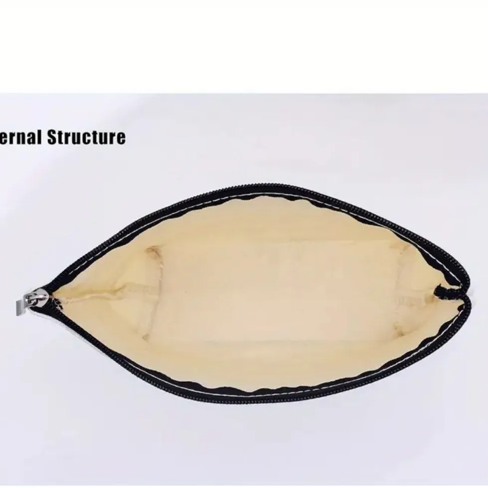 Linen Makeup Bag with Inspirational Quote, Women - Image 6