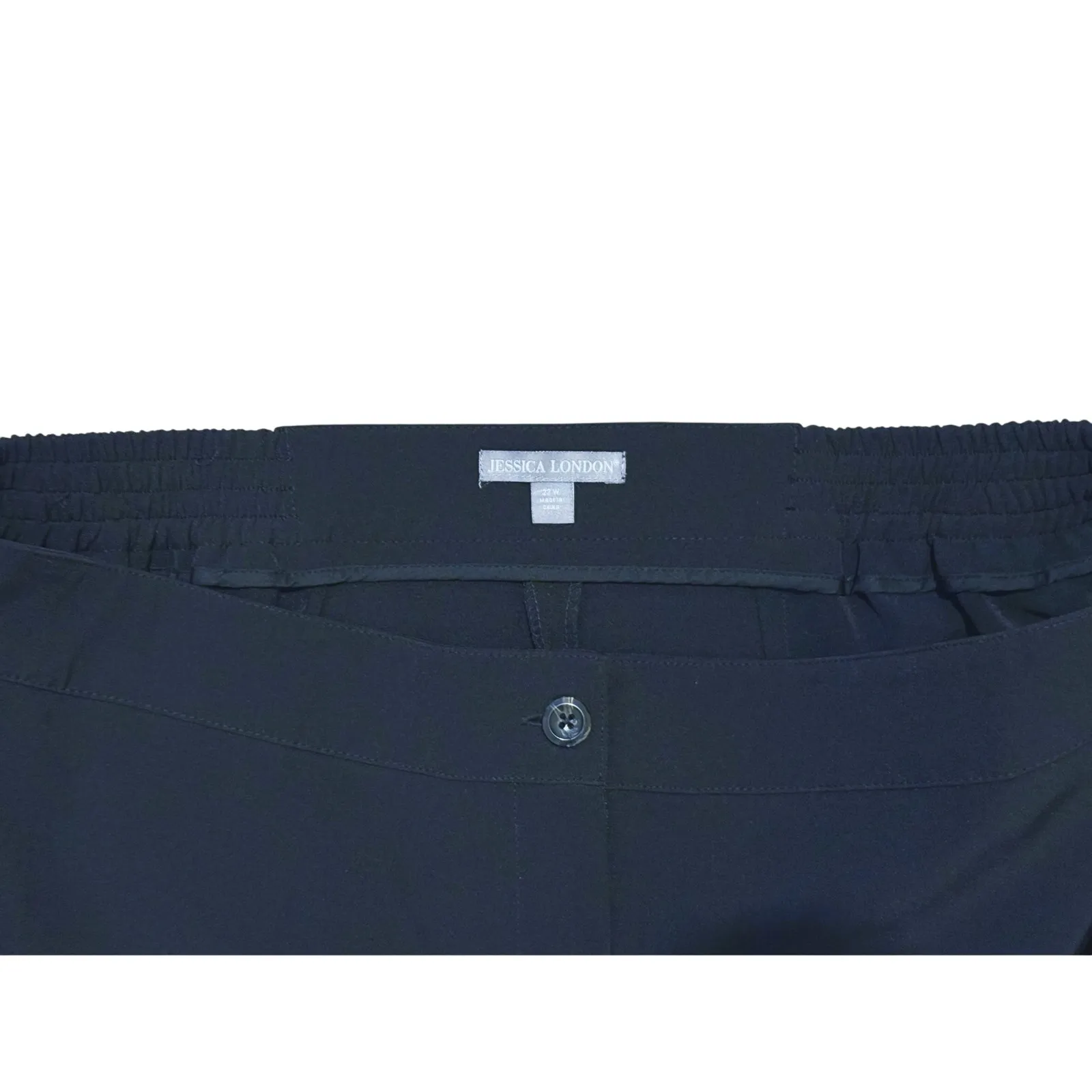 Jessica London Minimalist Midi Pencil Skirt Plus Size 22W Black Classic Workwear - Image 5