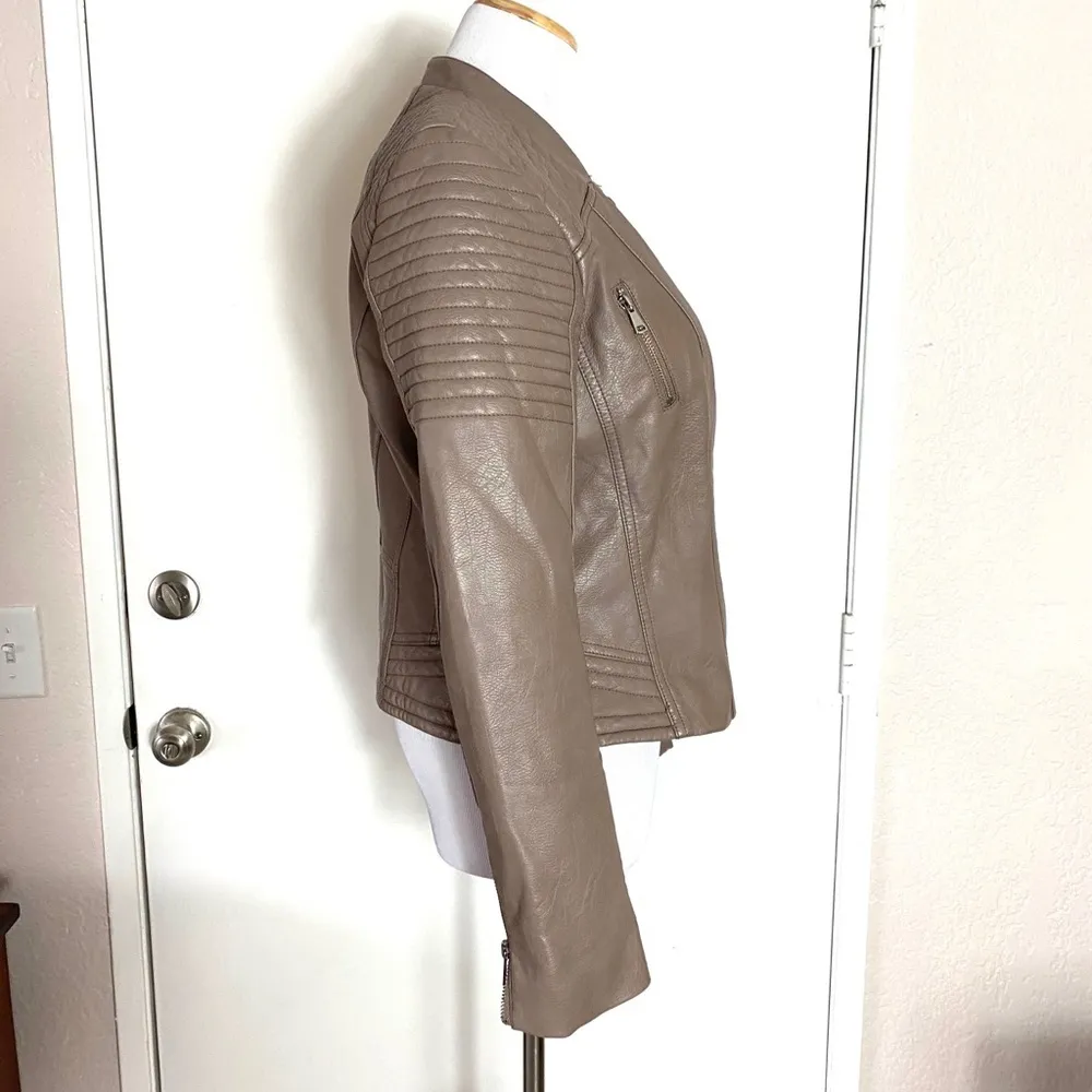 BeBe Faux Leather Jacket - Image 3