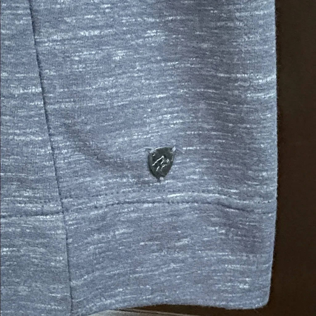 Like New Kühl Hooded Cowl Neck Popover Stretch Dress Grey Medium - Image 7