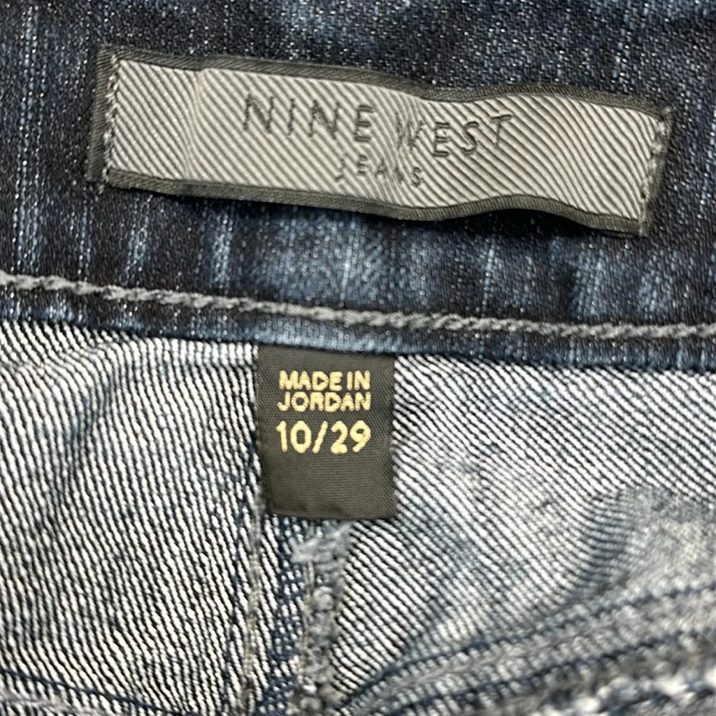 Nine West High Waist Bootcut Stretch Denim Blue Jeans Womens 10 or 29 Waist - Image 8
