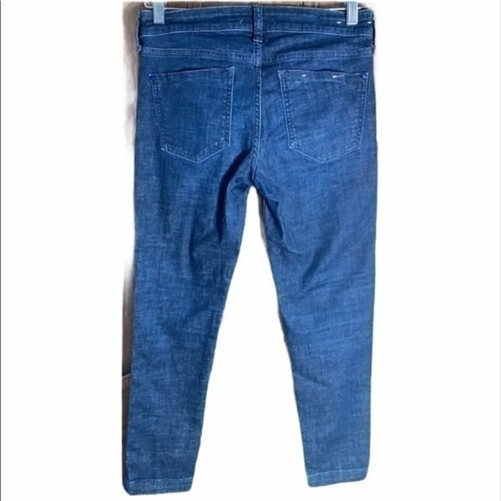 Pilcro & The Letterpress Anthropologie Size 26 Stet Slim Ankle Dark Wash Jeans - Image 5