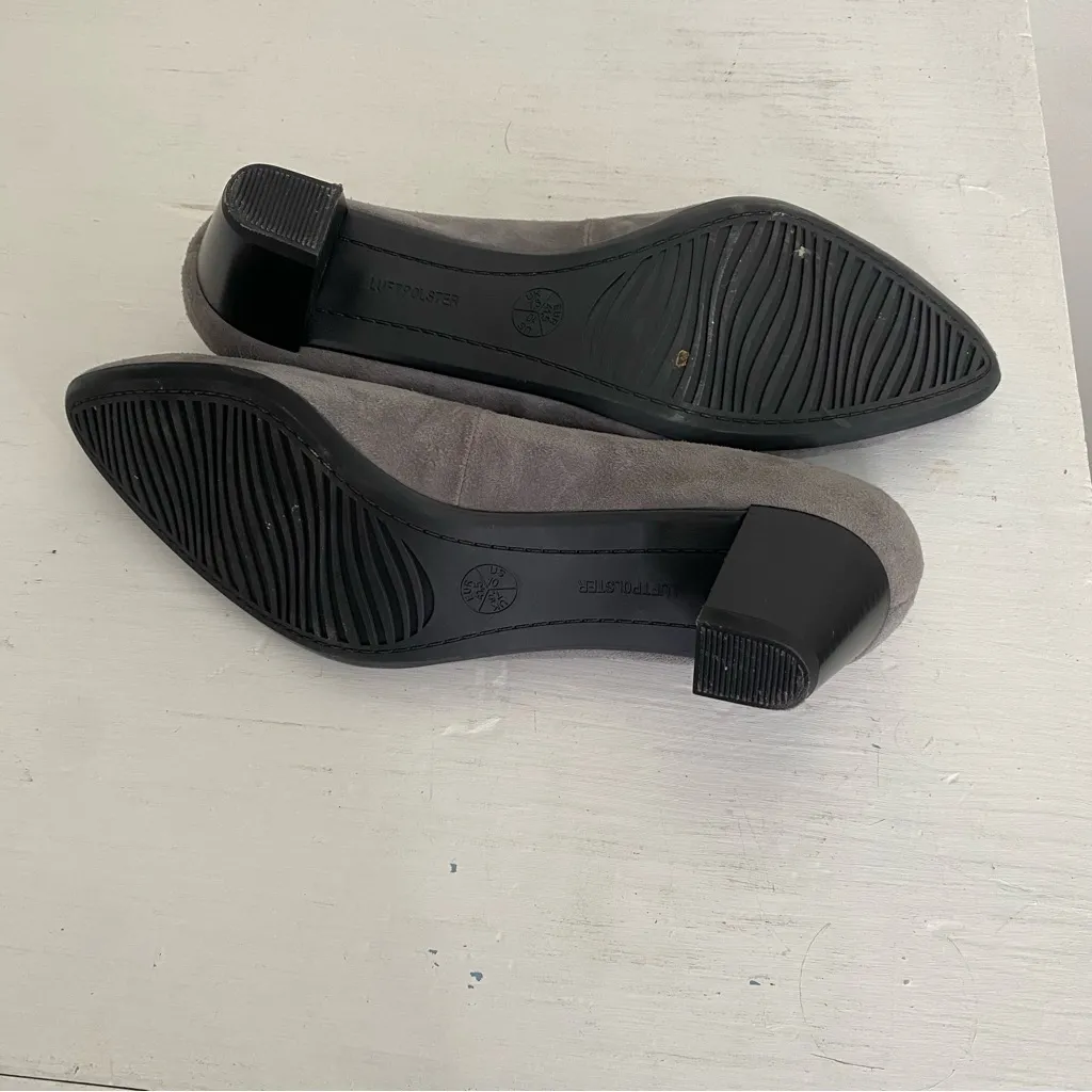 ARA Luftpolster Gray Suede Leather Pump in US 10 Office Career Minimalist - Image 11