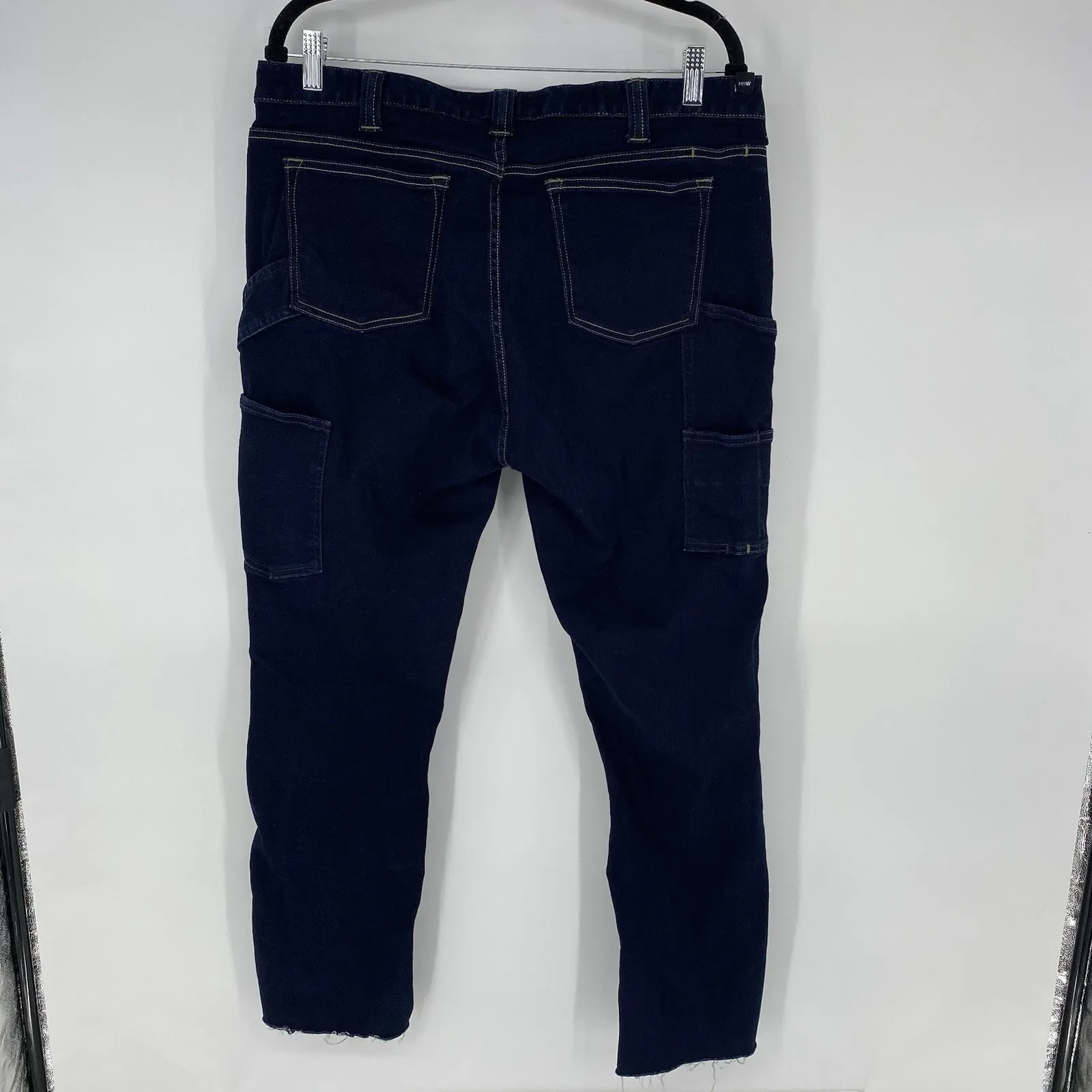 Moxie And Moss Workwear The Maven Carpenter Double Knee Blue Jean Size 34 x 28 - Image 5