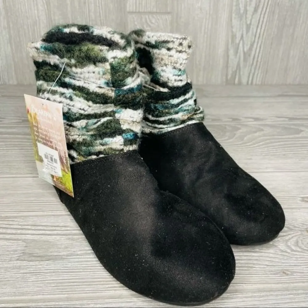 Bearpaw Natoma III Aztec-Inspired Travel Boot black  grey 8 booties shoes - Image 3