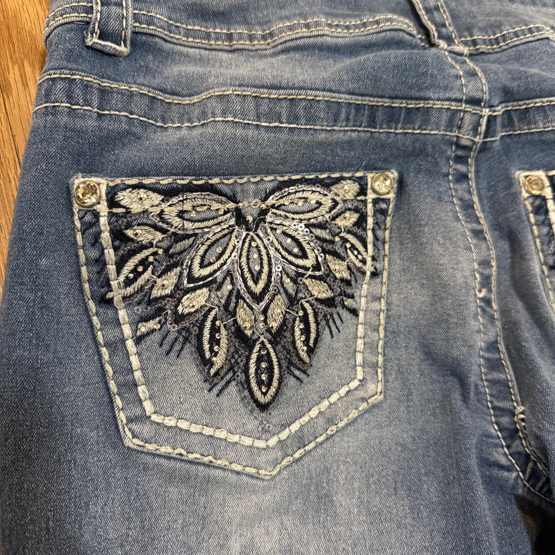 Copper Flash Jeans Women’s 8 Curvy Mid - Image 10