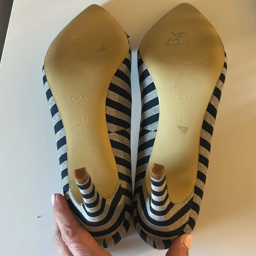 J Crew striped heels - Image 7