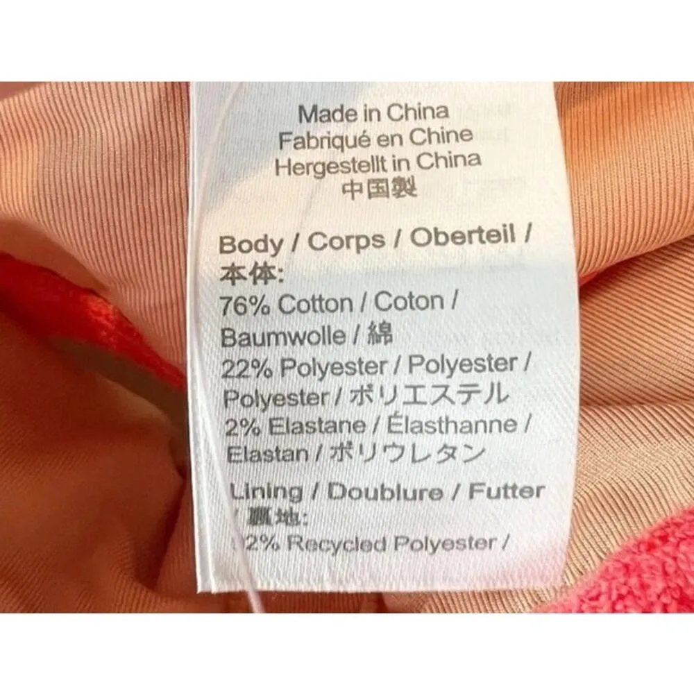 NWT J.Crew Cutout Bandeau One Piece Terry Cloth Plus Size 18 Coral Pink #2917 - Image 8