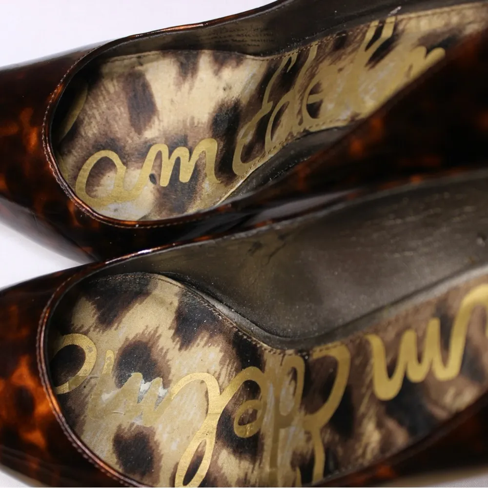 Sam Edelman Brown Pointed Toe Pumps Sz 8 - Image 4