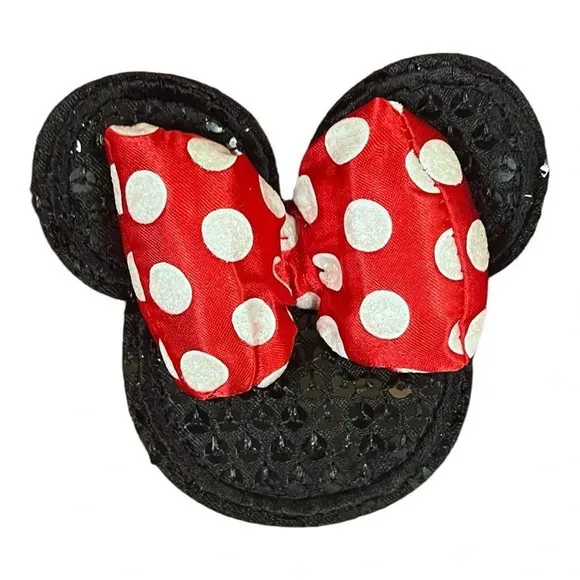 Disney‎ Minnie Mouse Halloween Costume Hoodie Ears Bow Women Small/Medium NWOT - Image 4