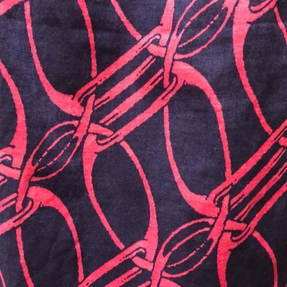 DVF Diane von Furstenberg Mazzotta Navy & Pink Strapless Dress - Image 3