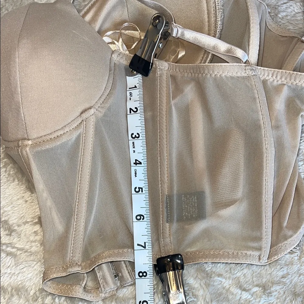 Say What? Tan Structured Bra Intimates ‎      Size Large - Image 8