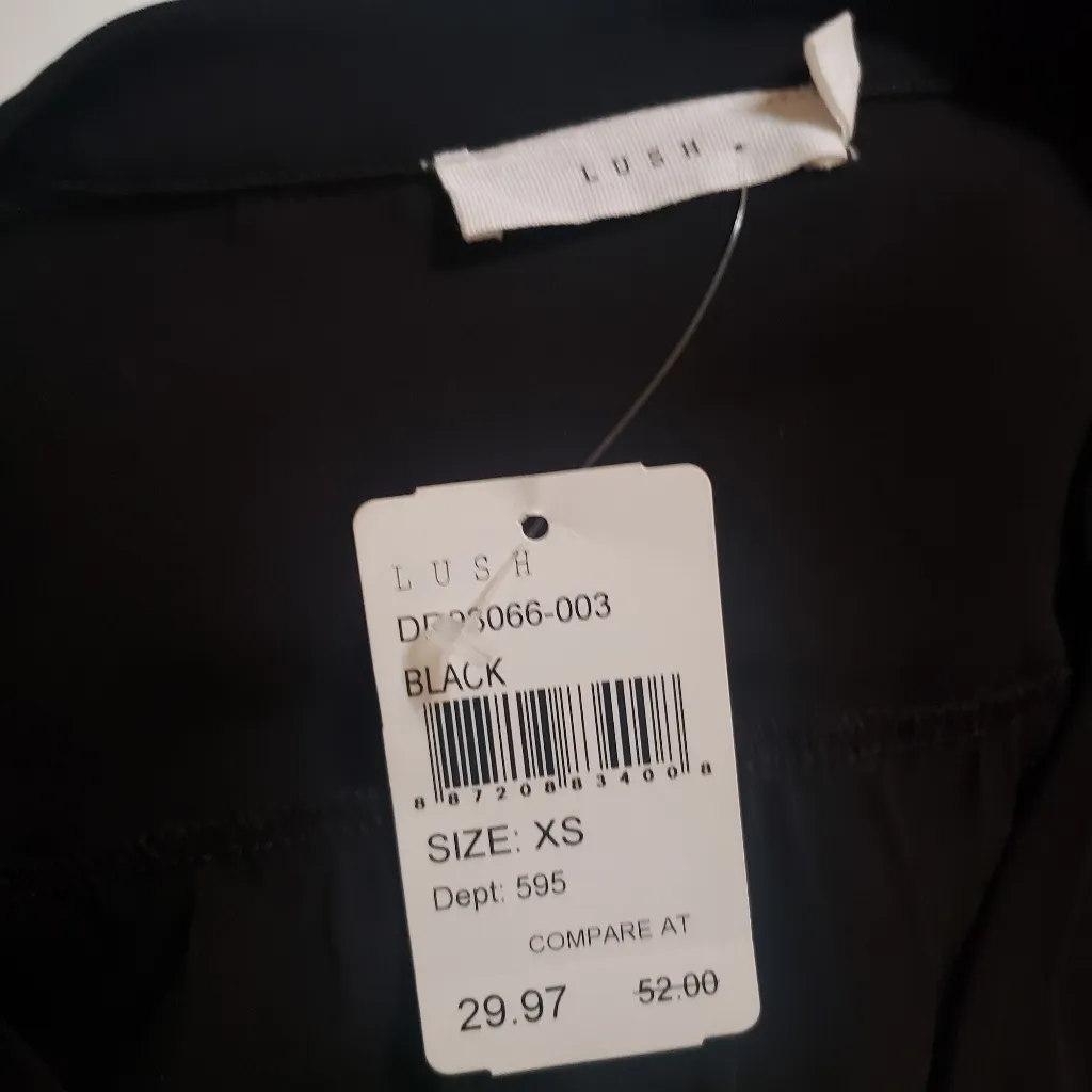 NWT size XS‎ black LUSH dress - Image 2