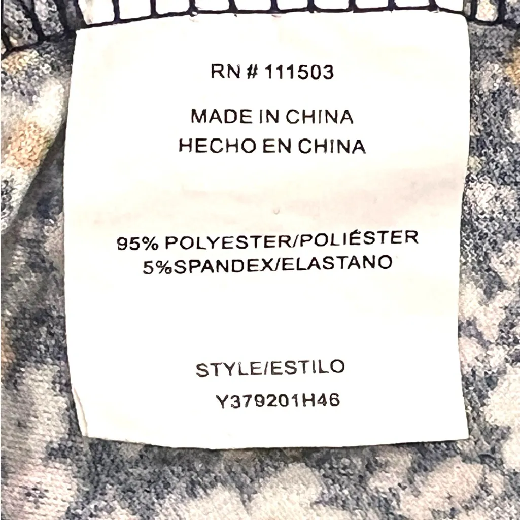 Luxology ~ Women's S Dress ~ Short Sleeves/V Neck/Pull Over/Pink & Cream Flower - Image 7