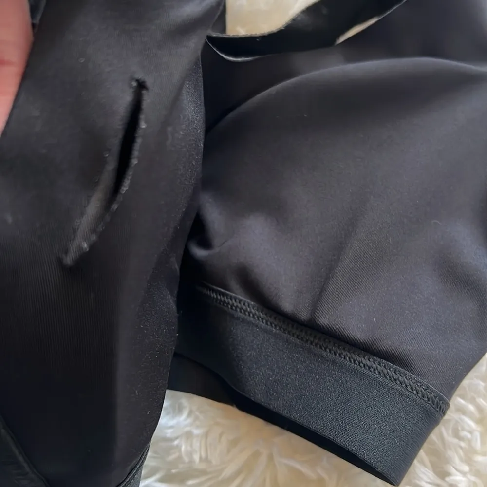 Sports Bra Color Black/Grey Print Size S P2P 13” EUC - Image 4