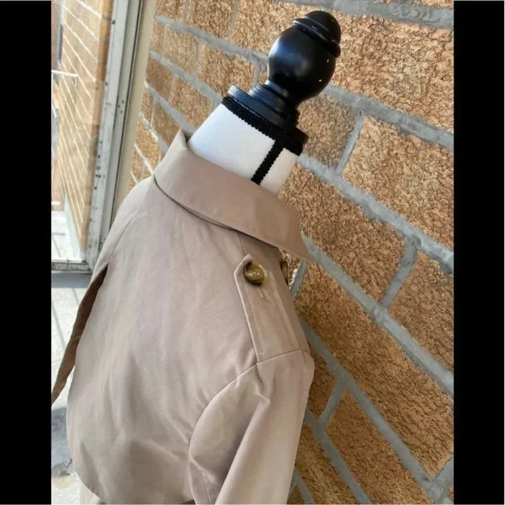 Orolay Women's Long Double Breasted NWT
Trench Coat XS Tan - Image 10
