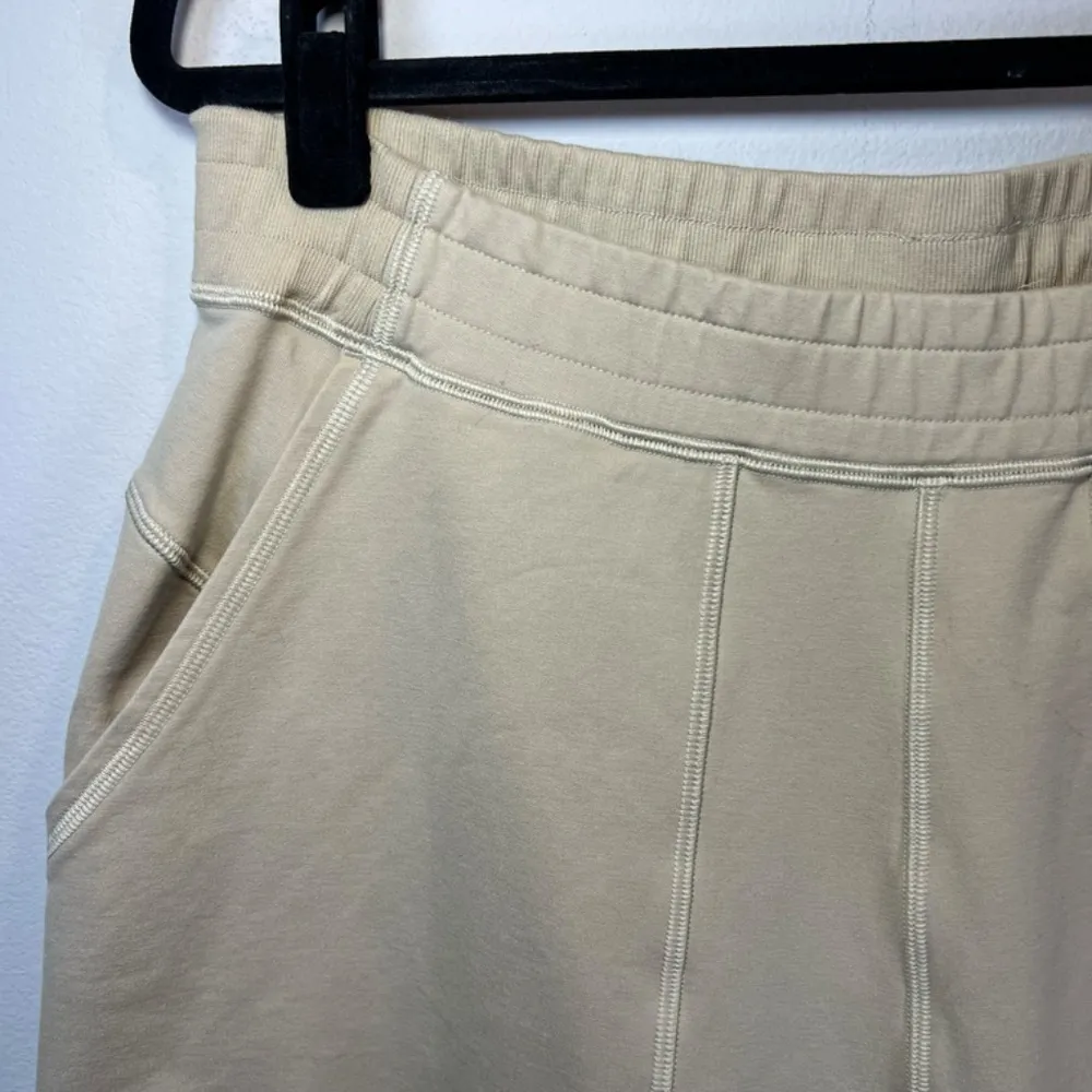 Lululemon LA All You Need Relaxed Pants Joggers Beige Comfort Womens Size ?12/14 - Image 4