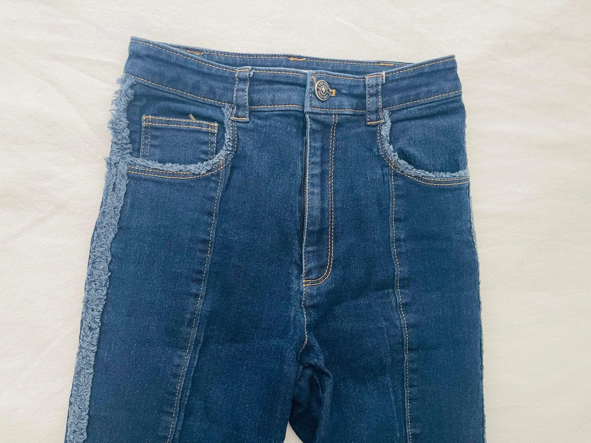 High Rise Denim Jeans Size 00 - Image 3