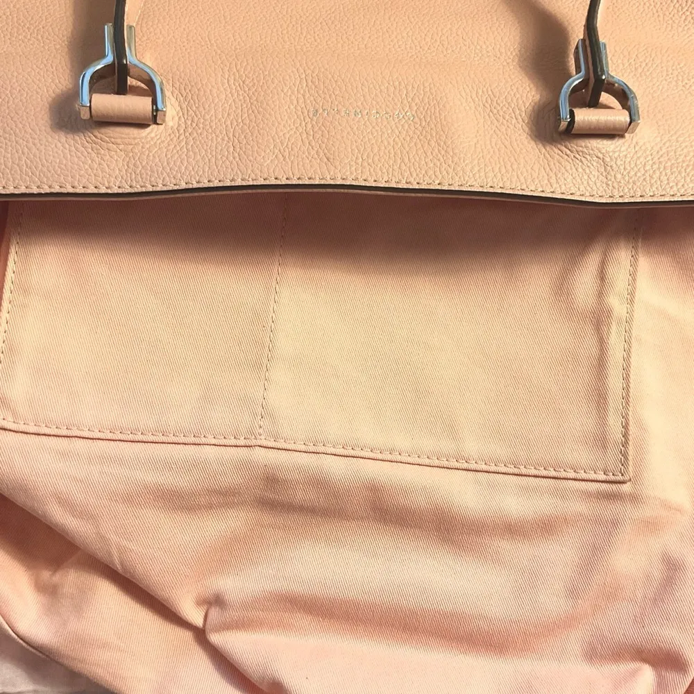 Coccinelle Soft Italian Leather Tote Bag Pink - Image 10