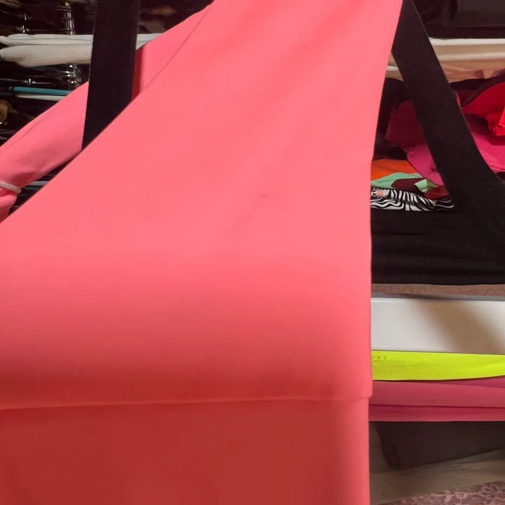 NWT flawed nori tango beach bunny cheetah print pink swim bottoms - Image 4