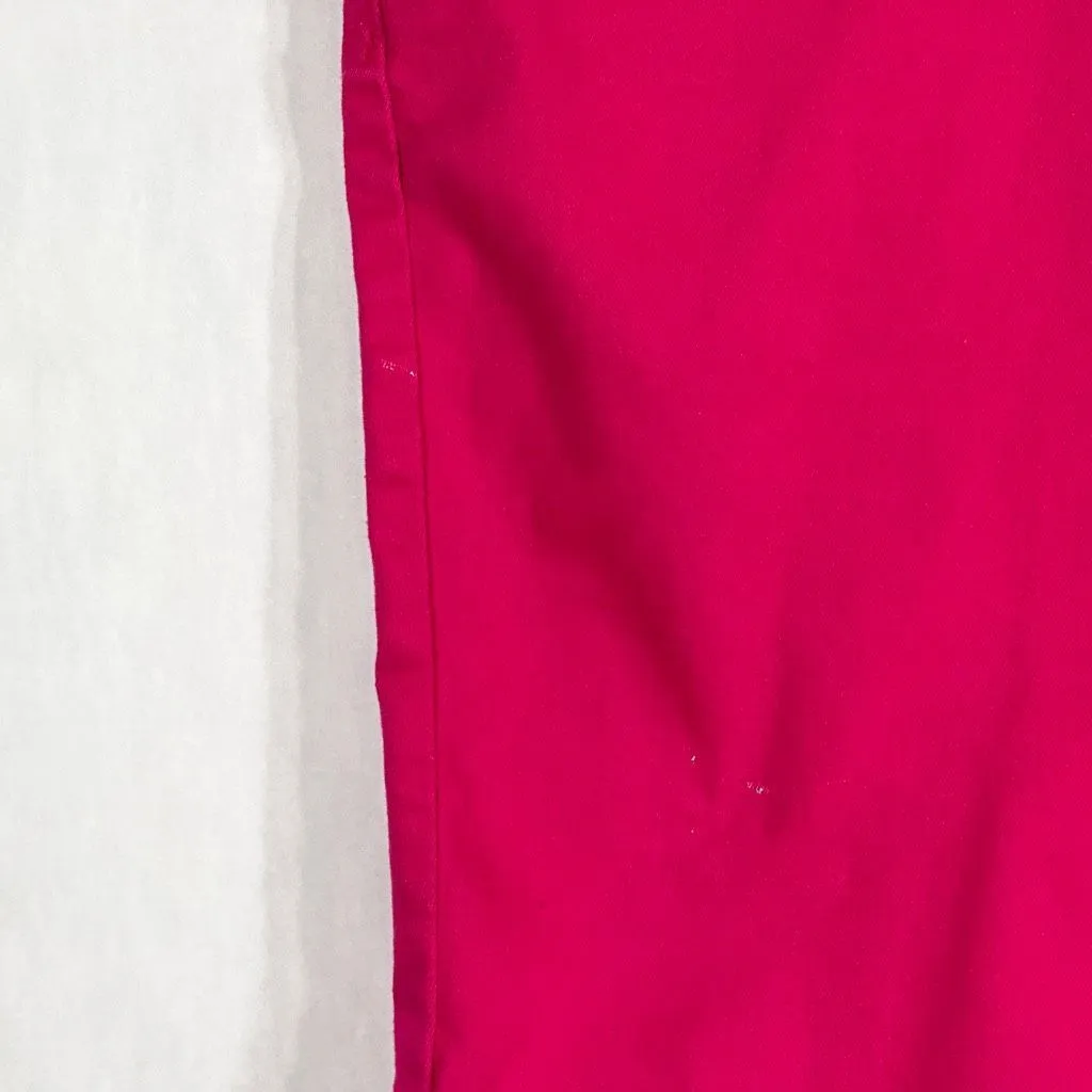 Woman Within Plus Size 26W Shorts Hot Pink Pockets 11 Inch Cuffed Stretch 1155‎ - Image 6