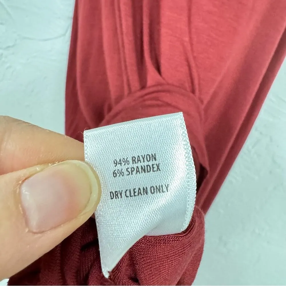 Bailey 44 Burgundy Red Strappy Baddie Mini Dress S Sleeveless Stretch Casual - Image 8