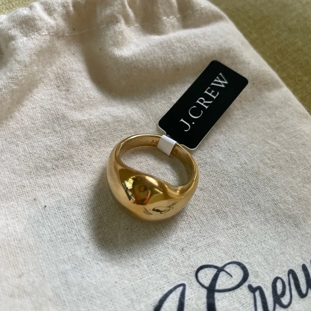 J.Crew  Gold Ring Size 8 - Image 2